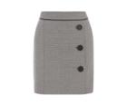 Oasis Monochrome Jacquard Skirt