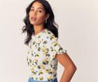 Oasis Lemon Frill Sleeve Top