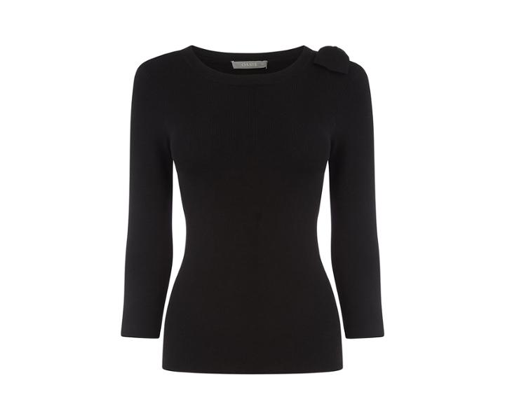 Oasis Alice Bow Knit Jumper