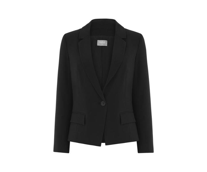 Oasis Crepe Basic Blazer