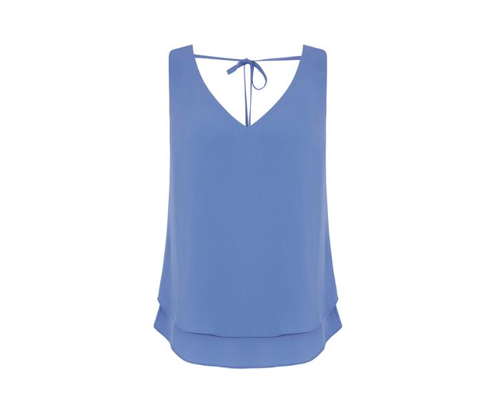 Oasis Dip Hem Tie Back Vest