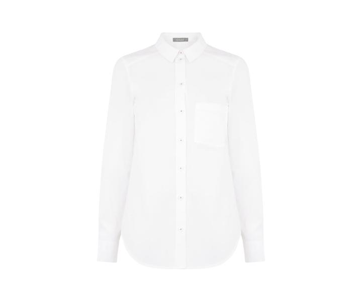 Oasis Pink Stitch Cotton Shirt