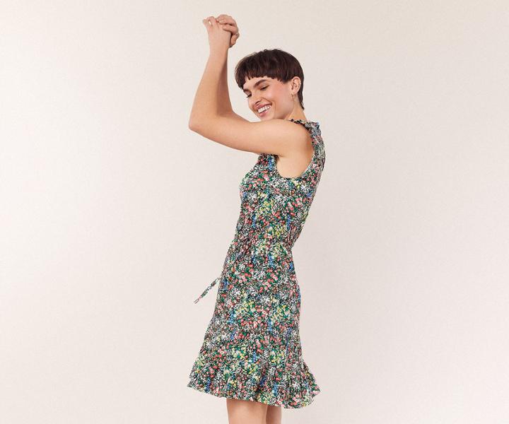 Oasis Ditsy Floral Skater Dress
