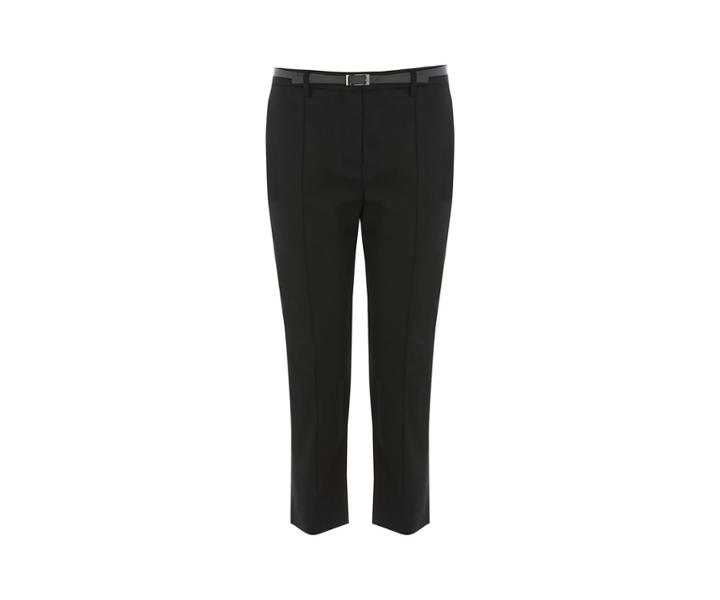 Oasis Compact Cotton Capri Trouser