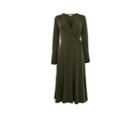 Oasis Crepe Wrap D Ring Dress