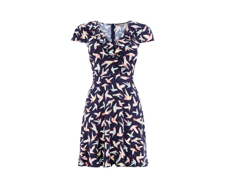 Oasis Hummingbird Tea Dress