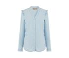 Oasis Ruffle V Neck Shirt