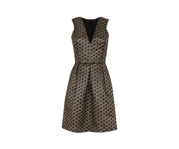 Oasis Deco Jacquard Skater Dress