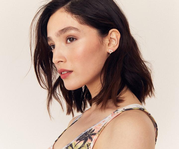 Oasis Triangle Stud Earrings
