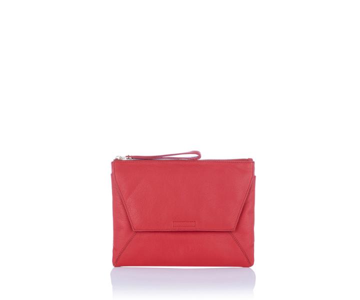 Oasis Leather Dex Clutch