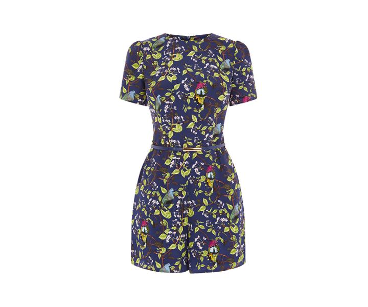 Oasis Topaz Bird Playsuit