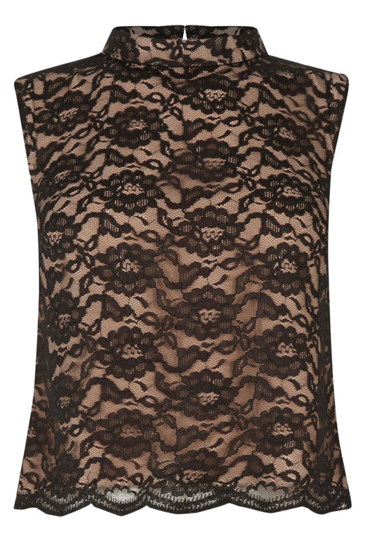 Oasis Lace Frill Top
