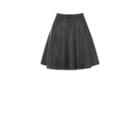 Oasis Faux Leather Skater Skirt