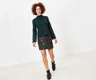 Oasis Leopard Mini Skirt