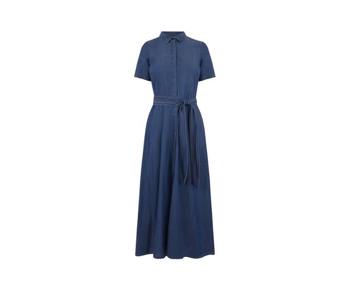 Oasis Long Midi Shirt Dress