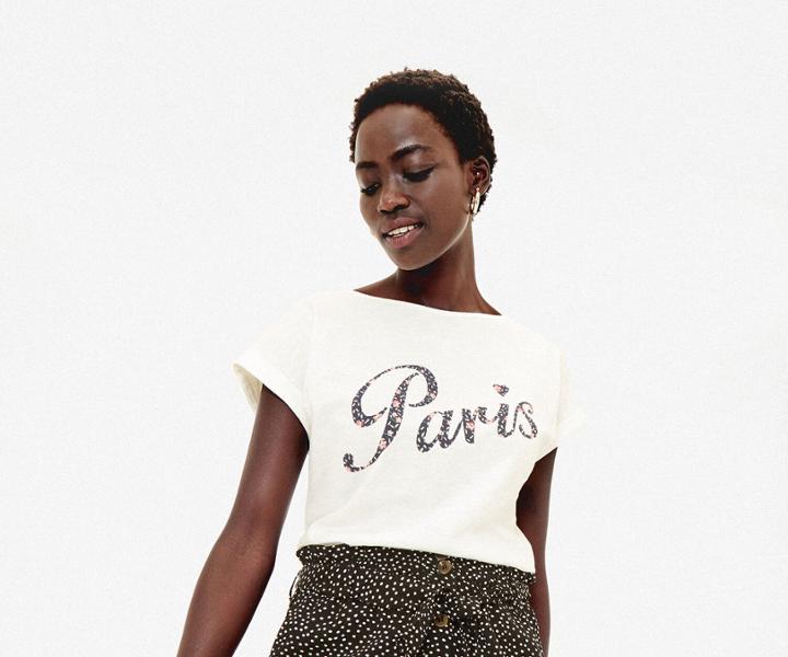 Oasis Paris Slogan T-shirt