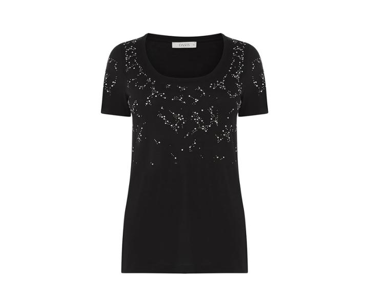 Oasis Sparkle Emb Tee