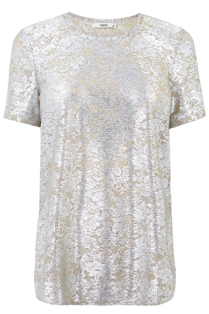 Oasis Rose Foil Tee
