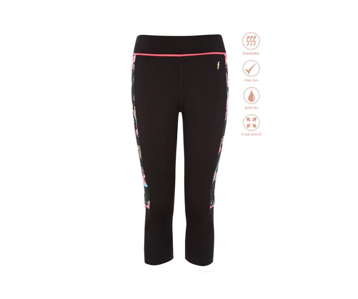 Oasis Tropical Orchid Capri Leggings