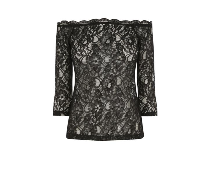 Oasis Bardot Lace Top