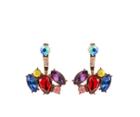 Oasis Rainbow Front Back Earrings