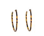 Oasis Tortoiseshell Resin Hoops