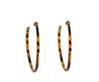 Oasis Tortoiseshell Resin Hoops