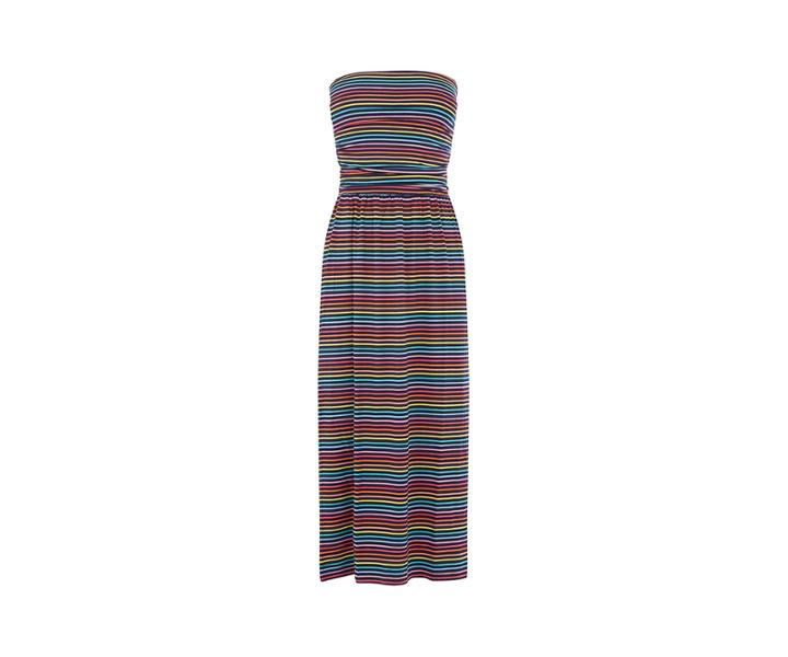 Oasis Stripe Bandeau Dress