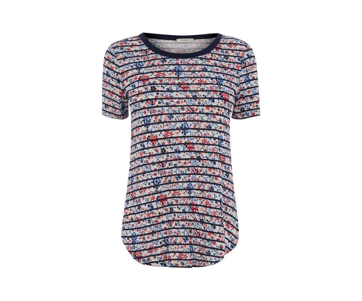Oasis Floral Stripe Perfect Tee