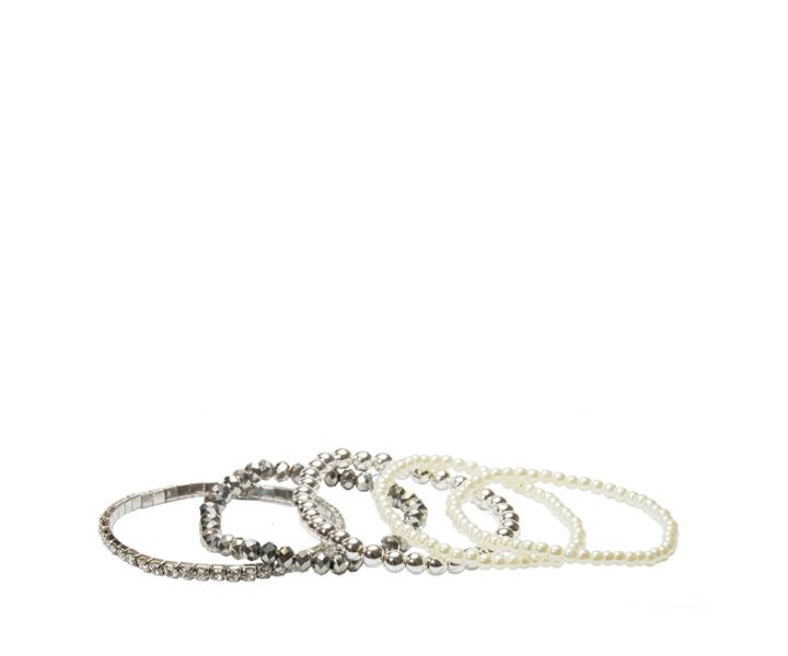 Oasis Pearly Beaded Bracelet Set