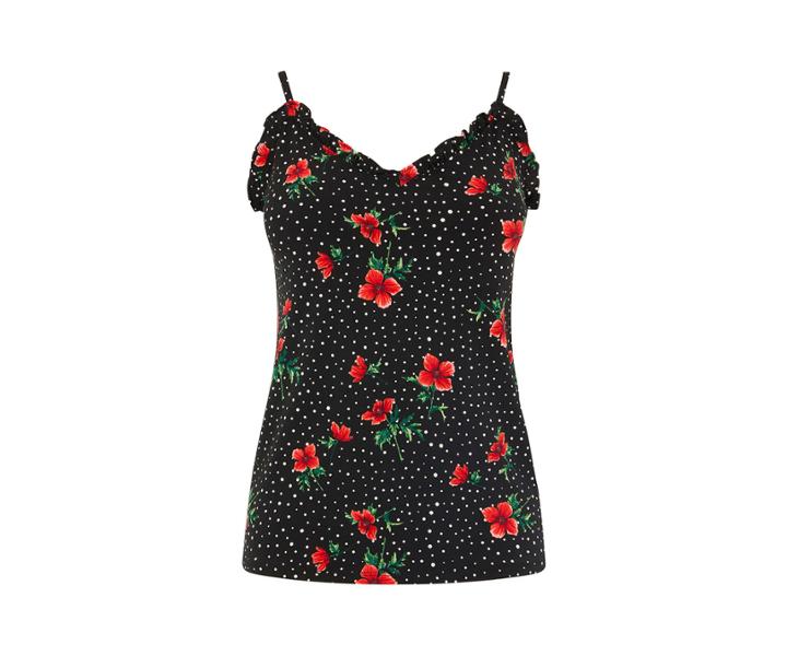 Oasis Poppy Spot Cami Top