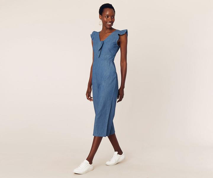 Oasis Tie Front Crop Jumpsuit