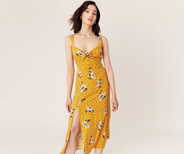 Oasis Ruby Floral Midi Dress