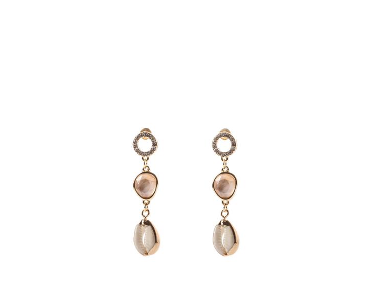 Oasis Shell Diamante Earrings