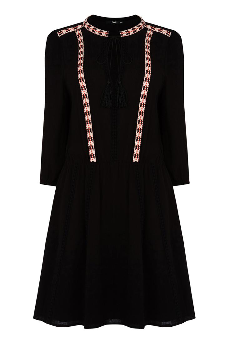 Oasis Cheesecloth Smock Dress