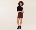 Oasis Jacquard Zebra Mini Skirt
