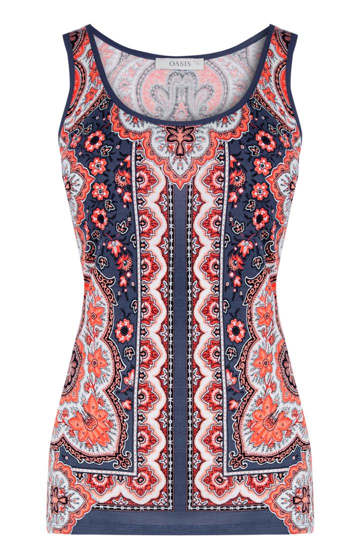Oasis Phea Paisley Print Dress