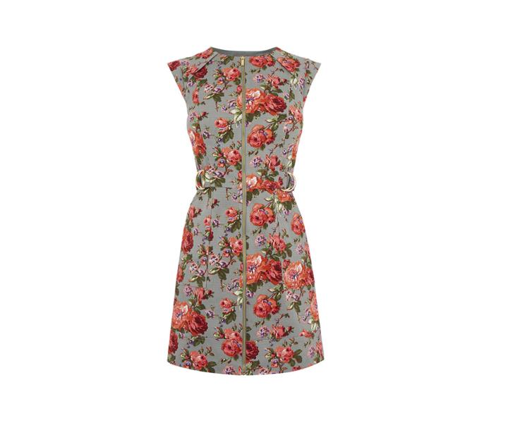 Oasis Short Rose Print Shift