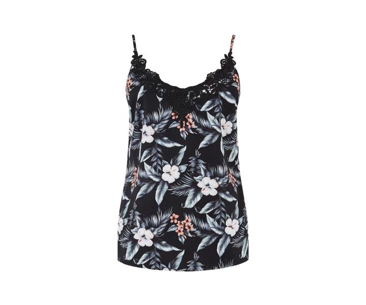Oasis Lace Trim Havana Cami