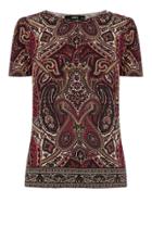 Oasis Paisley Grosgrain Border T-shirt