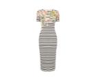 Oasis Palm Stripe Tube Dress