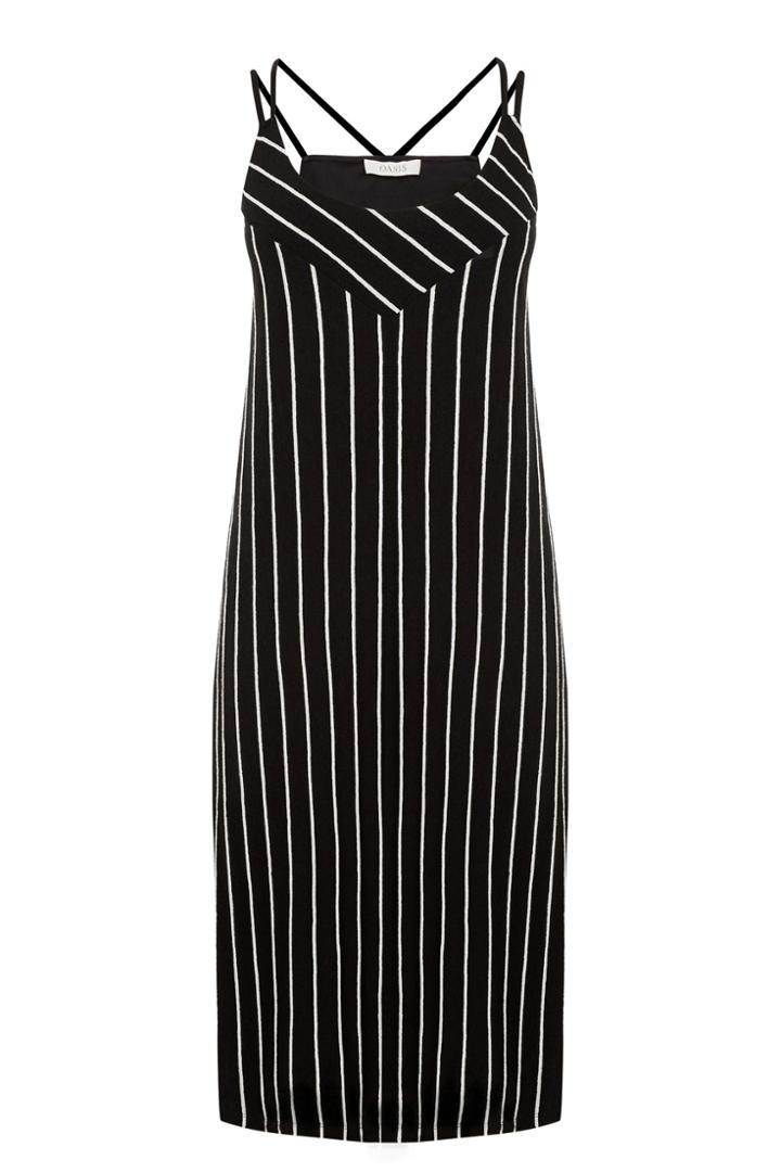 Oasis Pinstripe Cami Dress