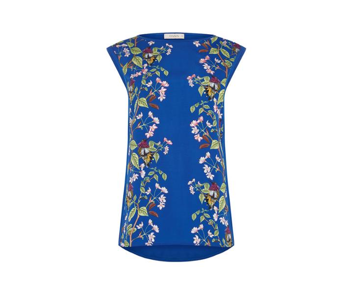 Oasis Topaz Place Woven Front Top