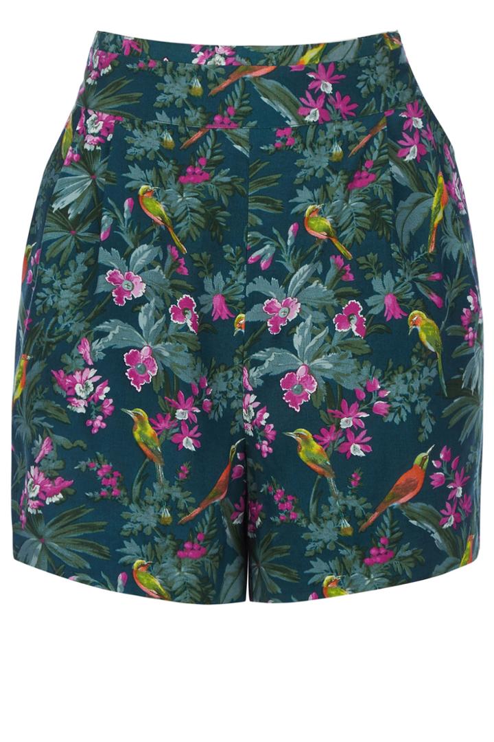 Oasis Rainforest Fuschia Print Short