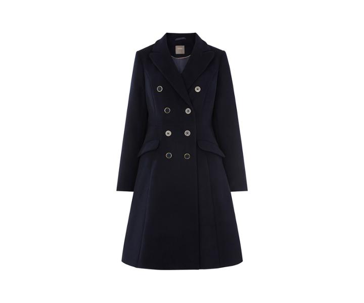 Oasis Elm Long Skater Coat