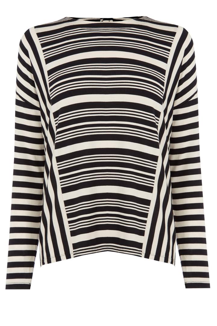 Oasis Cut About Stripe Top