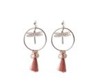 Oasis Dragonfly Charm Hoops