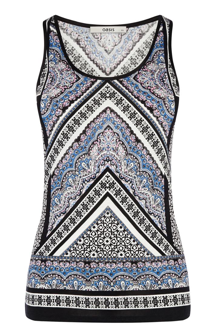 Oasis Printed Summer Vest