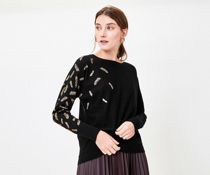Oasis Fiona Feather Jumper