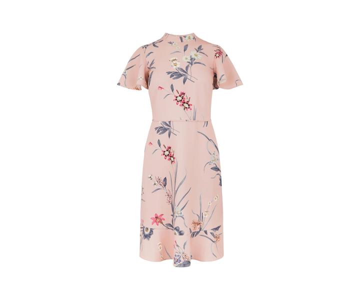Oasis Long High Neck Dress